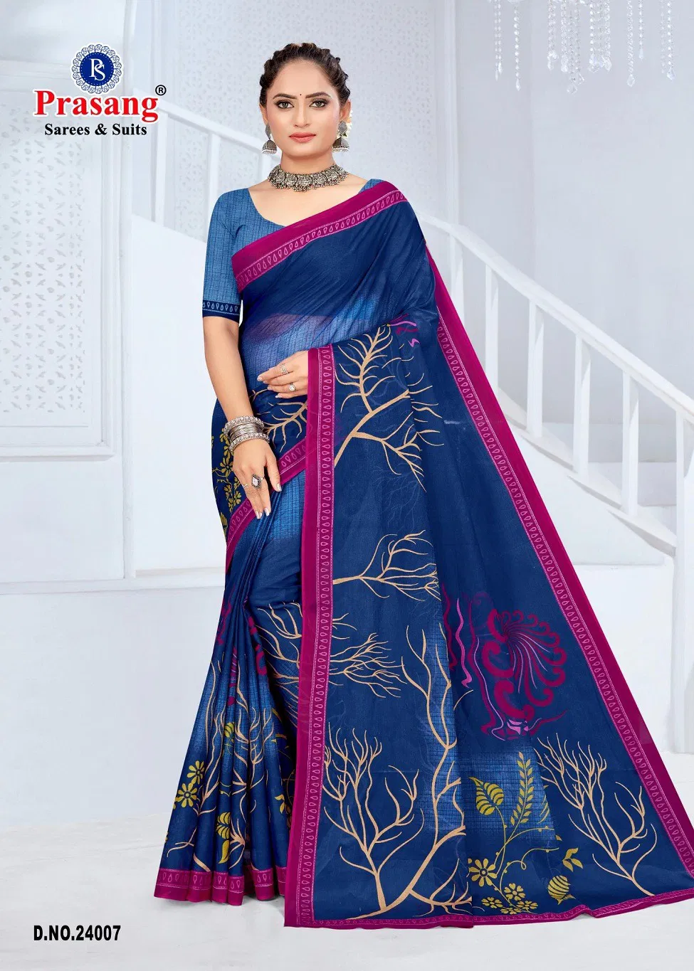 Prasang Suncity Vol 24 Cotton Printed Daily Wear Sarees Wholesale Online